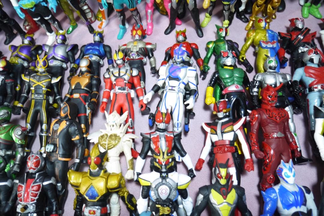ライダーヒーローシリーズ　ビッグソフビフィギュア　仮面ライダー　ソフビ108体