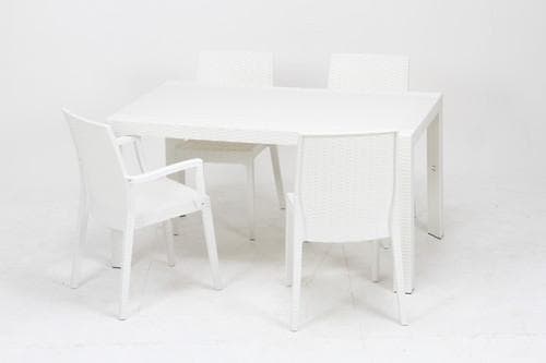 【新品・送料無料】ステラ　テーブル　８０×１４０　ホワイト