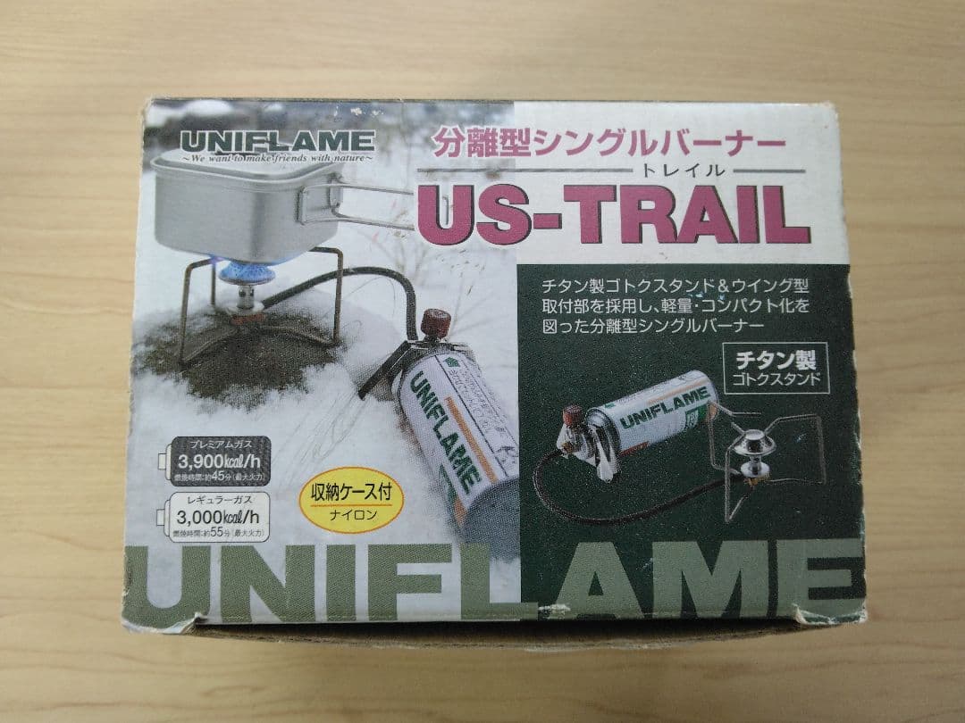 希少 UNIFLAME US-TRAIL シングルバーナー チタン ユニフレーム