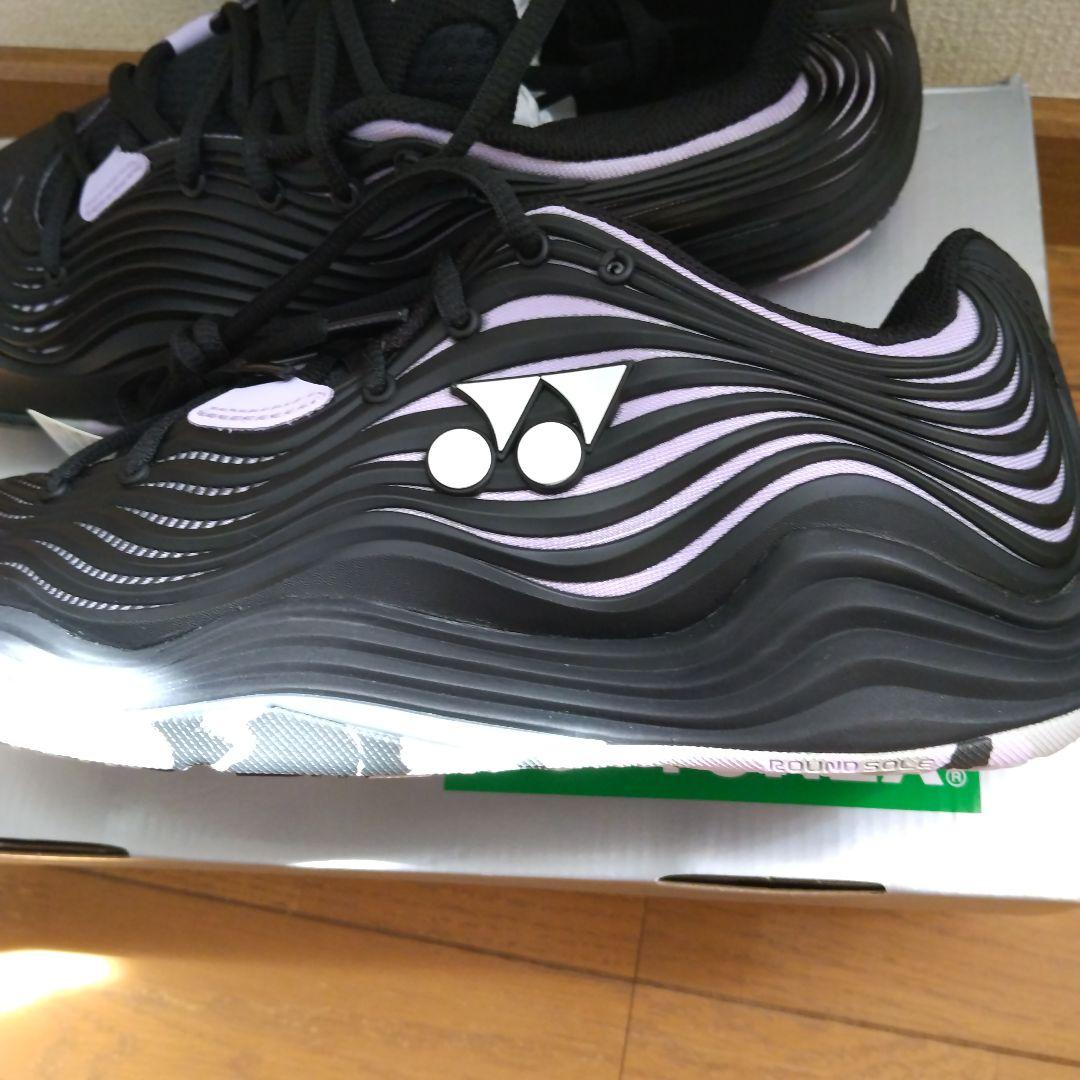 新品 YONEX パワークッションフュージョンレブ ブラック/ホワイト/パープル