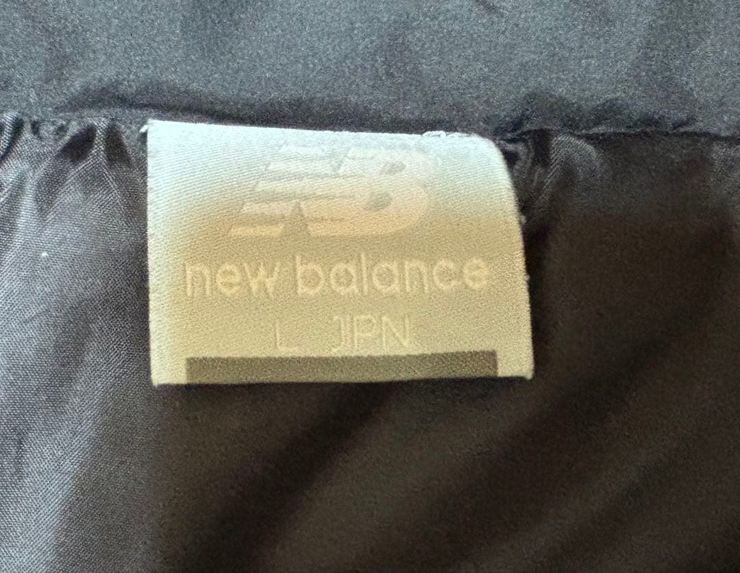 New Balance 中綿ベンチコート ブラック メンズL