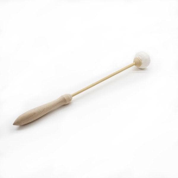 【仏壇仏具】一刀彫木魚セット　4寸