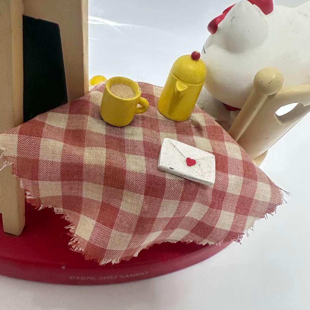 希少　サンリオ　ハローキティ　置物　カフェ　ジオラマ　2002