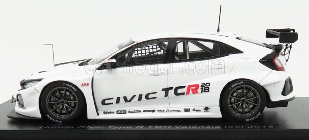1/43 Honda シビックTYPE R TCR 2018年Test Car