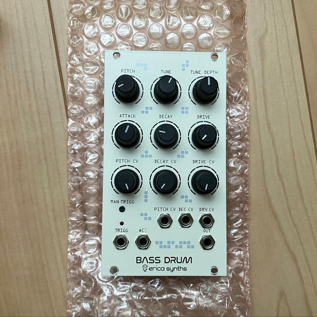 Erica Synths Bass Drum White モジュラーシンセ