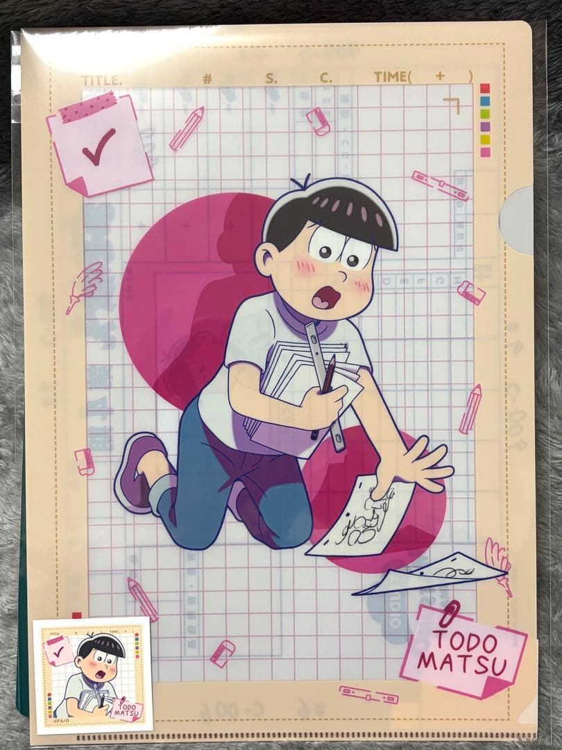 おそ松さん Webくじ おつかれアフターカット クリアファイル 全7種 セット