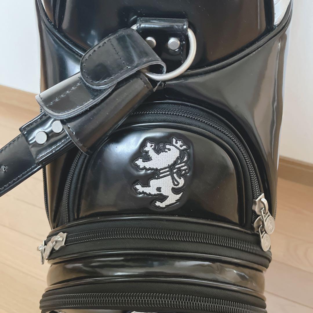 K140 美品！Admiral アドミラル ブラックエナメル キャディバッグ