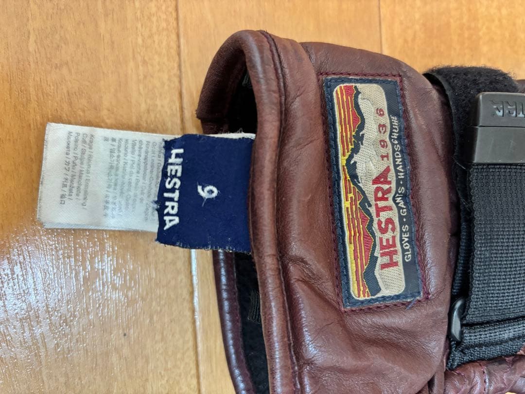 Hestra レザー ミトングローブ サイズ9