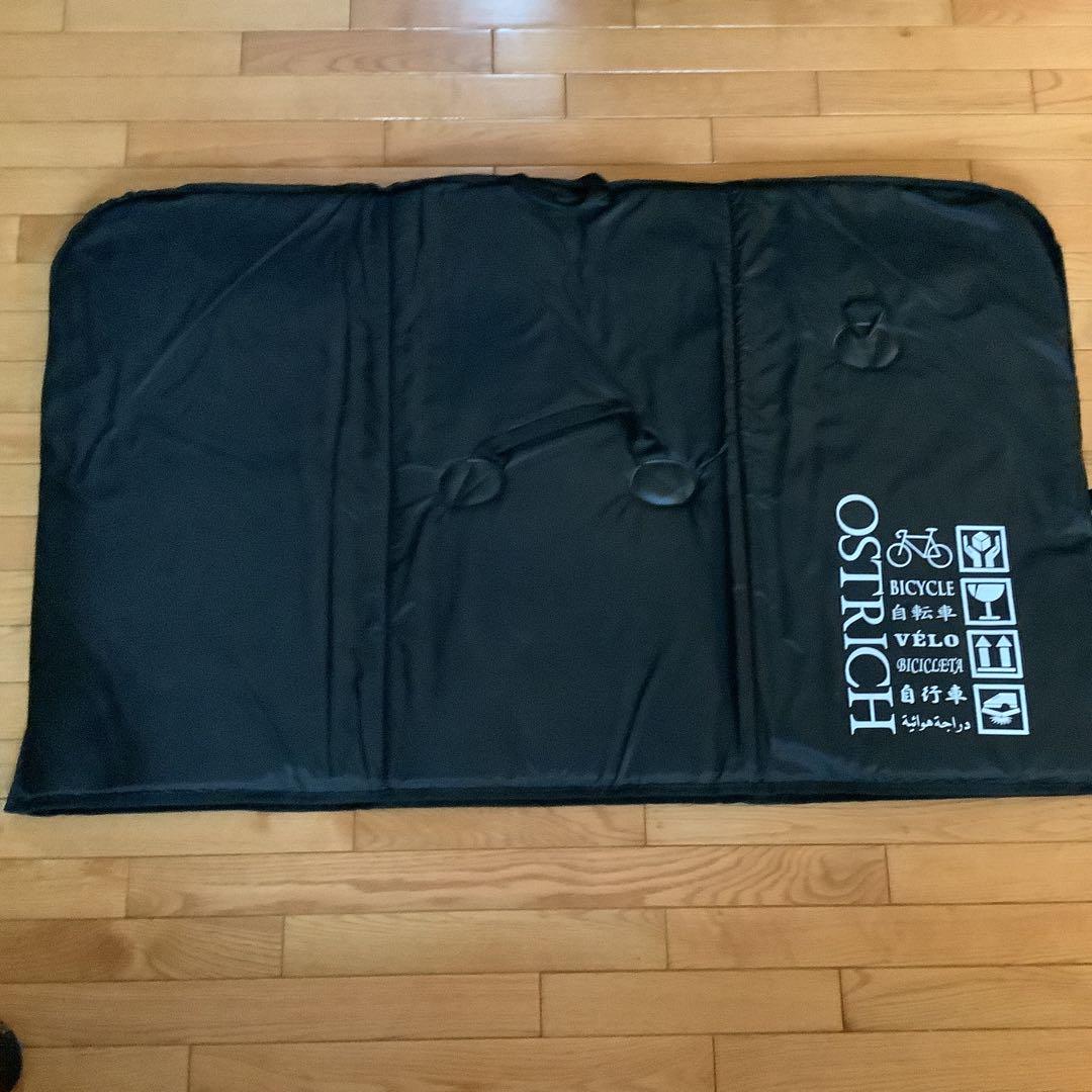 美品〈OSTRICH〉オーストリッチ　輪行バッグ　ブラック