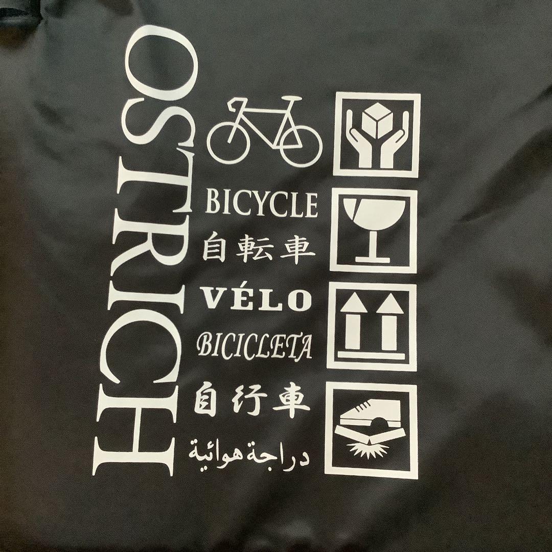 美品〈OSTRICH〉オーストリッチ　輪行バッグ　ブラック