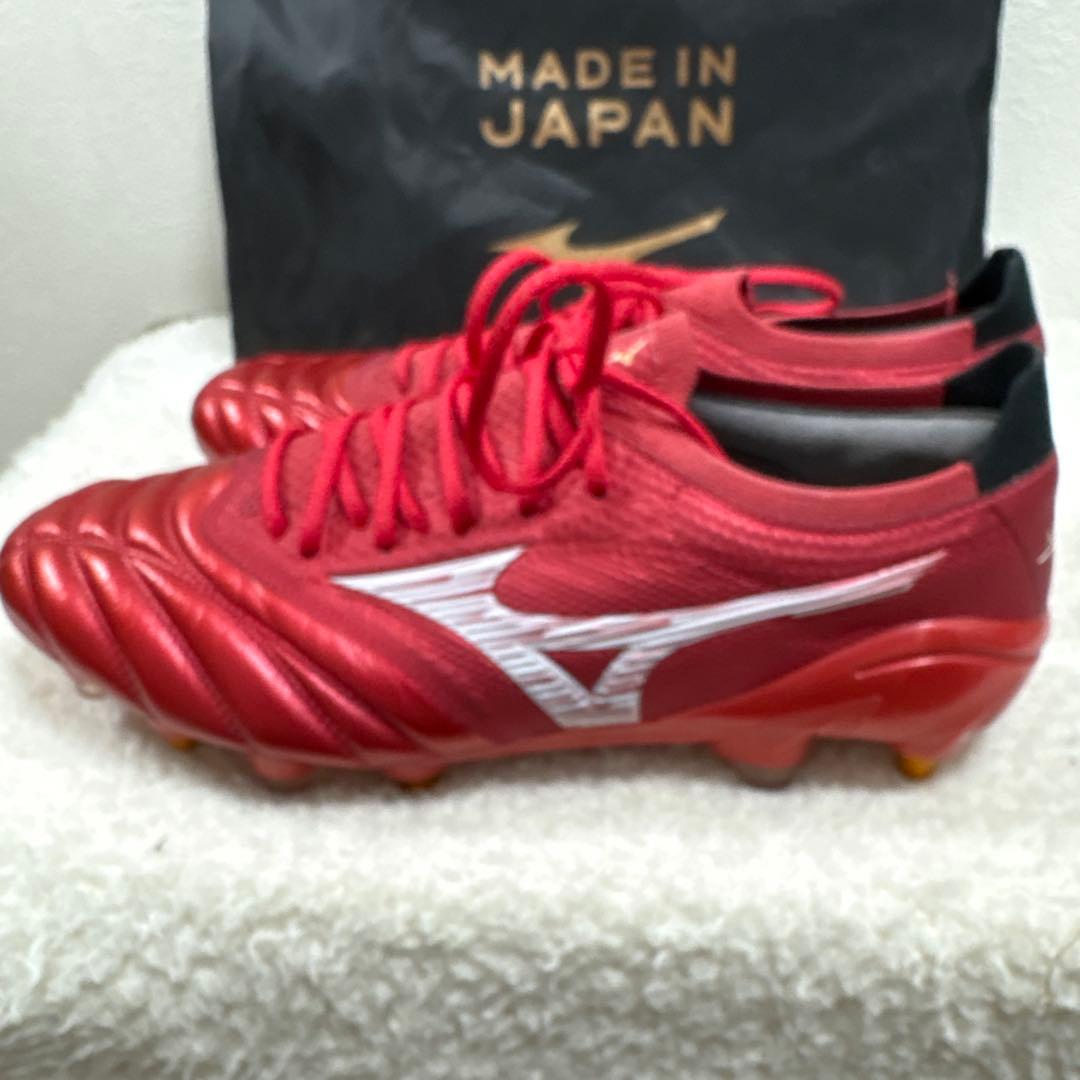 モレリア ネオ4　ルビーレッド スパイク赤 SG日本 26.5cm 袋・箱限定