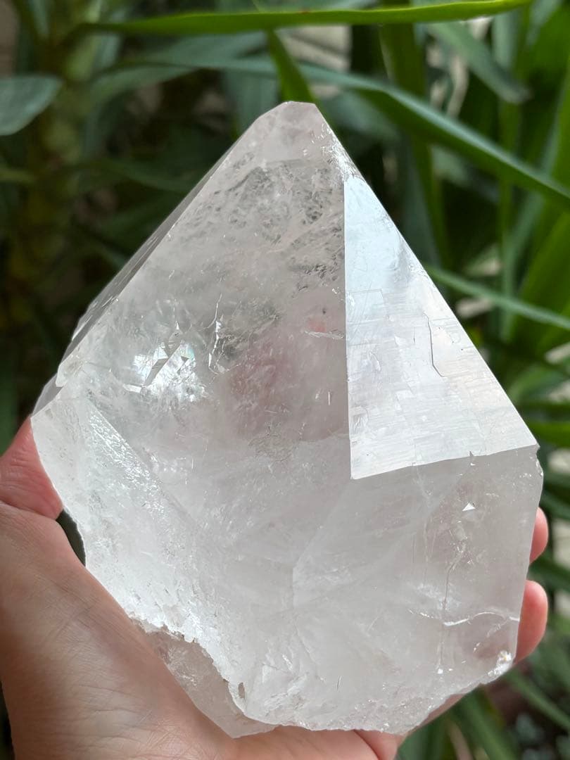 インド　マニハール水晶ポイント　1492g ヒマラヤ水晶　美しい　天然石