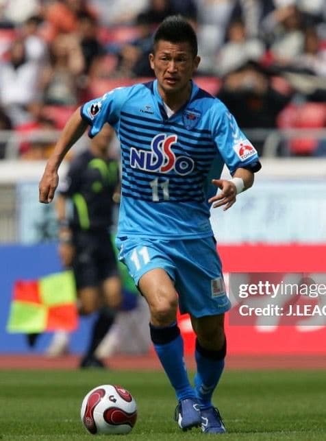 2007 横浜FC　三浦知良　ヒュンメルオフィシャルユニフォーム