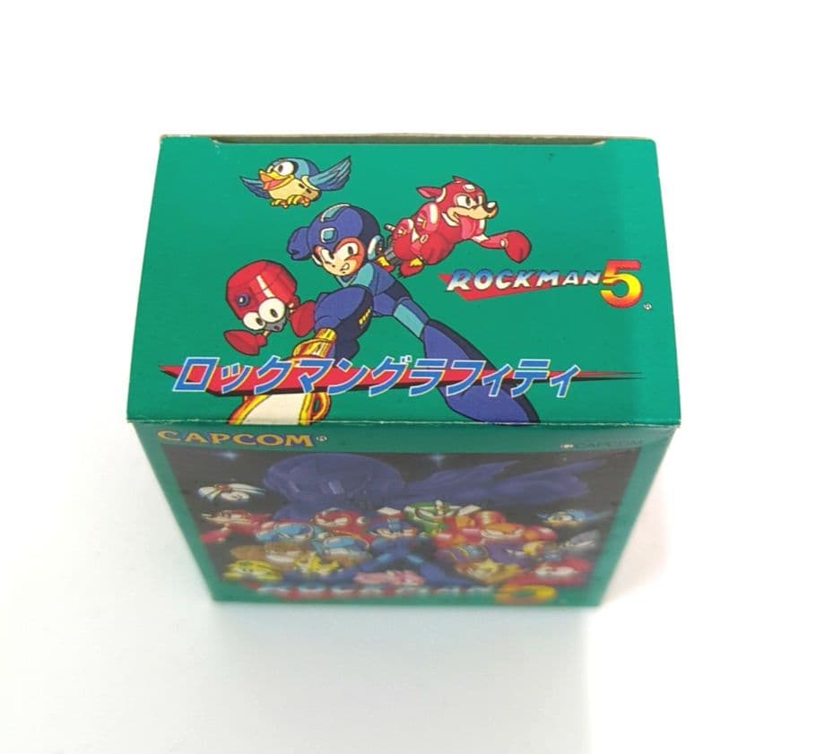 ロックマン5　消しゴムフィギュア　ロックマングラフィティ　ブルース