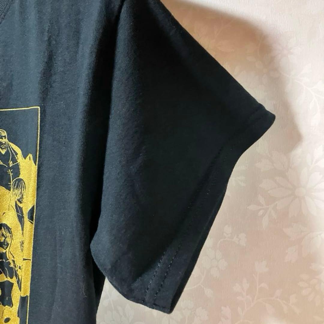 【S】ONE PIECE Tシャツ 半袖　黒 ワンピース　黄金遊園地　アニメ