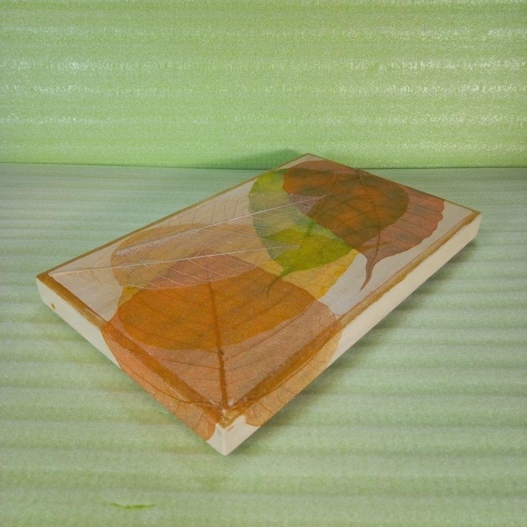 Botany painting　ボタニーペインティング　木製小物入れ　木箱　2個