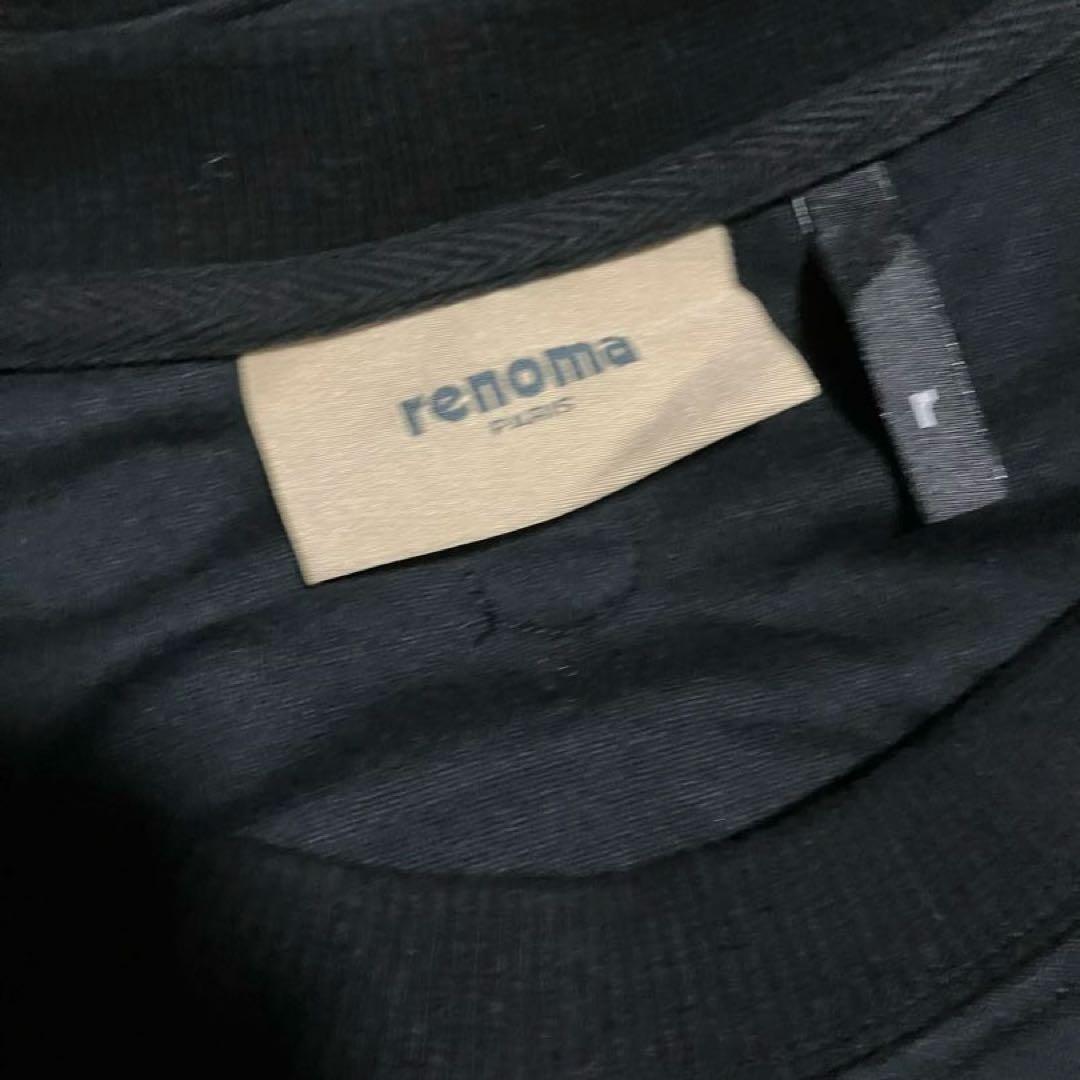 メンズウェア renoma GOLF BIG LOGO LONG SLEEVE CREW