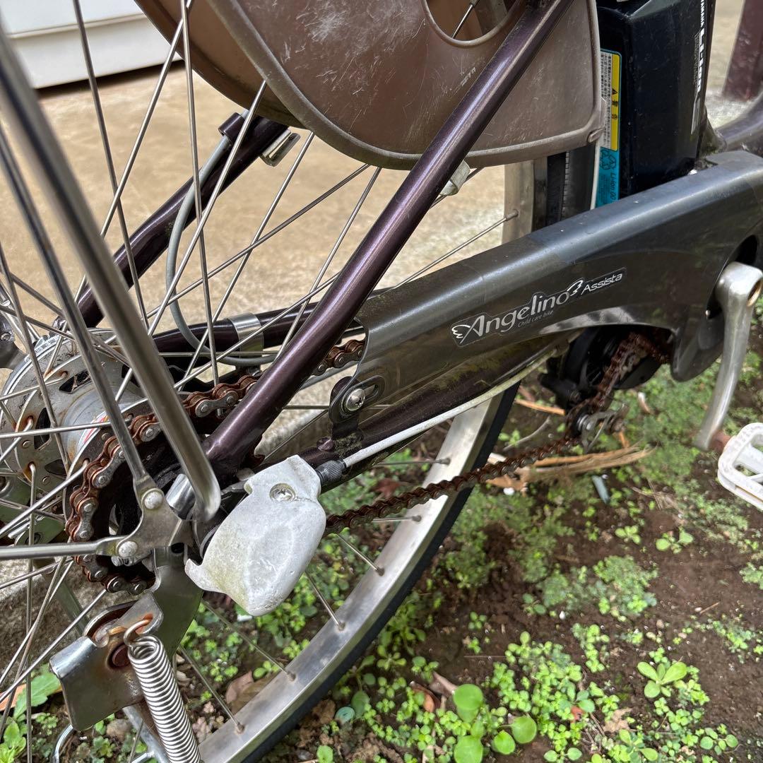 電動アシスト自転車 。 充電器、バッテリー1個付きです。引き取り限定お買得品