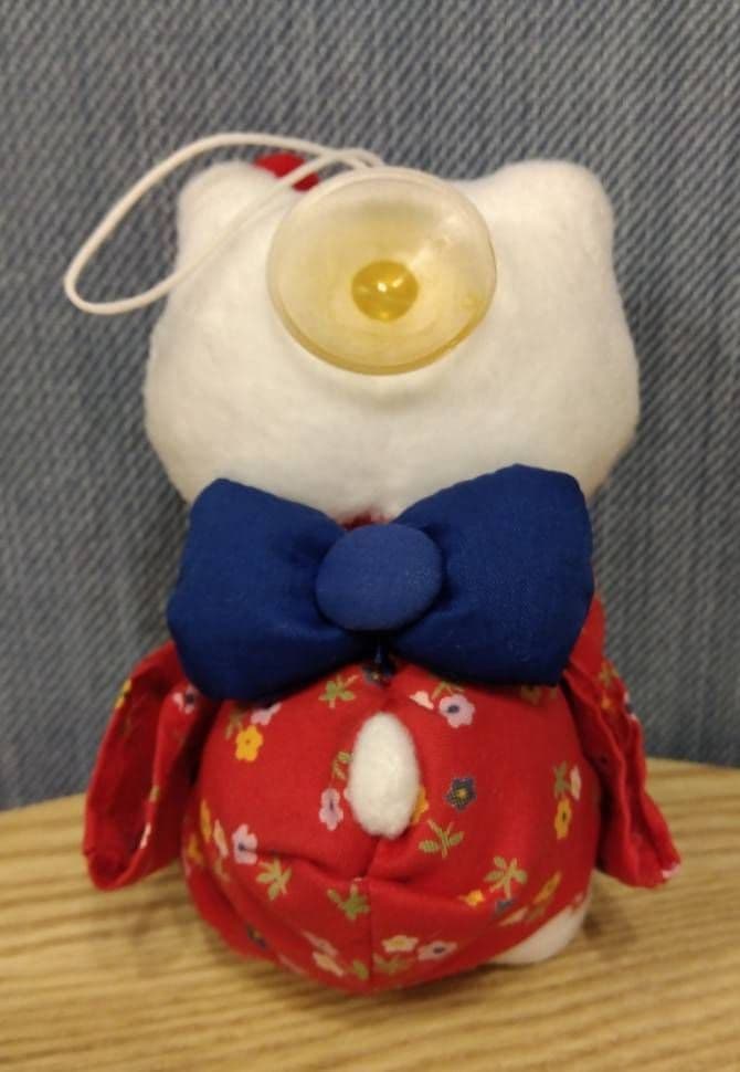 激レア！レトロ☆ハローキティ☆神社限定☆和服 着物 お守り ぬいぐるみ