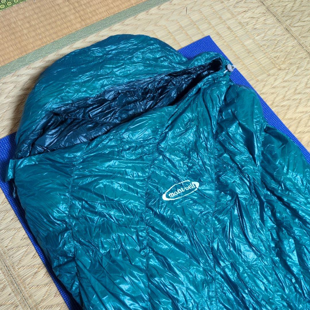 【極美品】montbellダウンハガー800#3 ダウンシュラフ寝袋モンベル