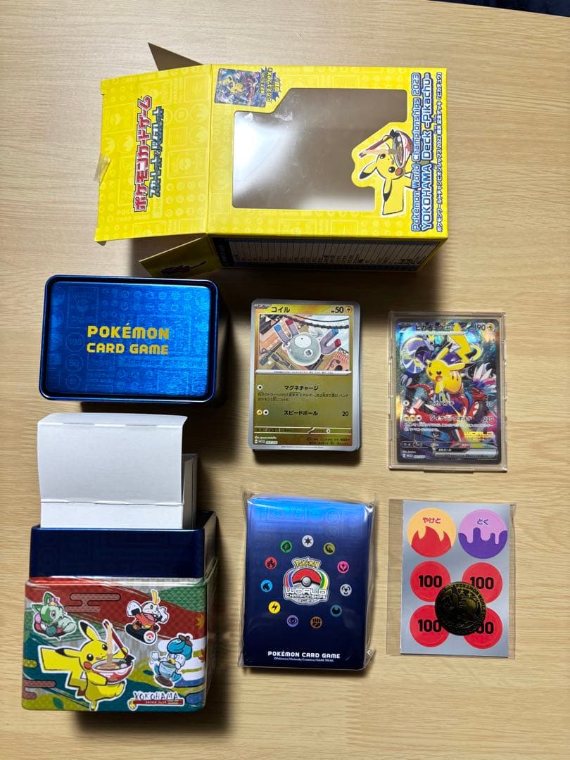 ピカチュウex 001 030 WCS23 横浜記念デッキ 全セット