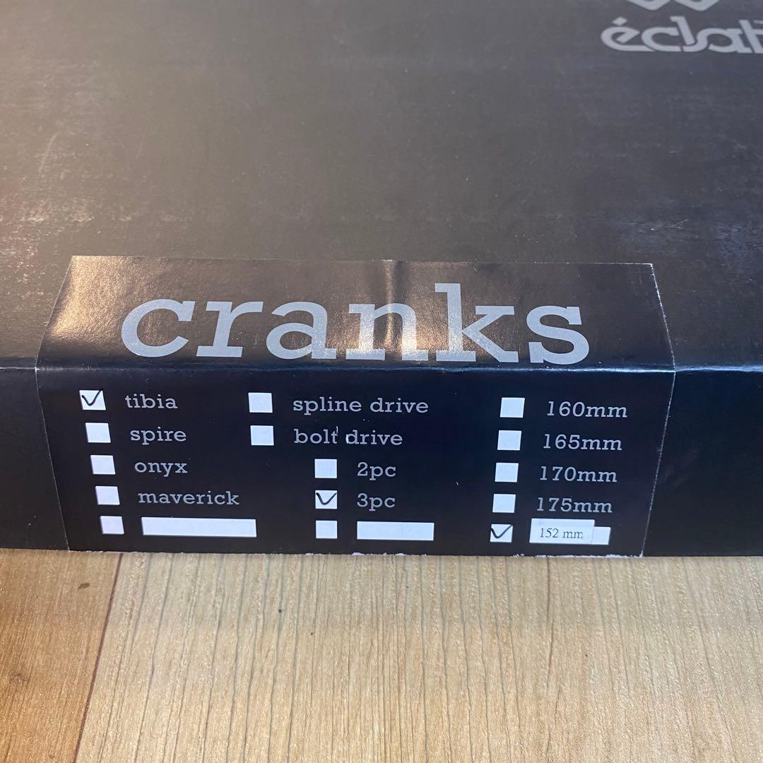 未使用 eclat TIBIA XLT 3pc　クランクセット