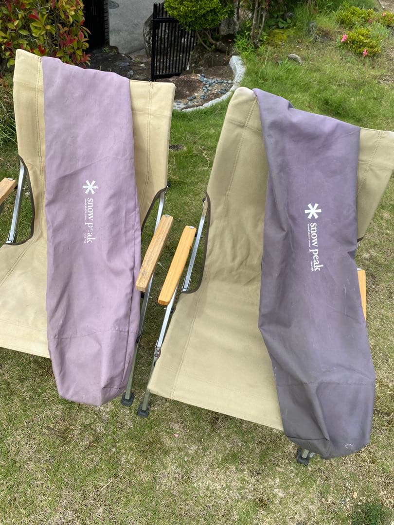  peakローチェア30 カーキ　折りたたみ　2脚セット　スノーピーク