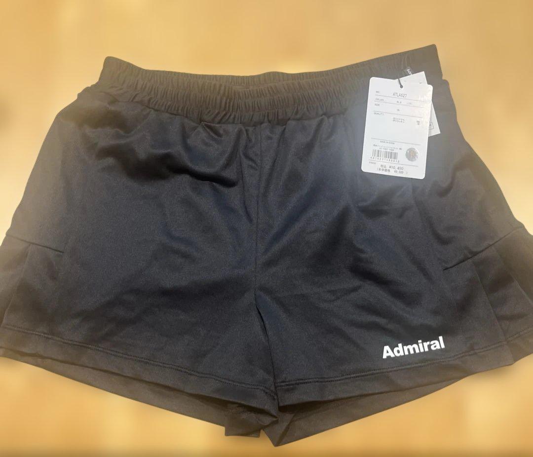 新品タグ付き⭐︎admiral ショートパンツ　黒　ATLA627
