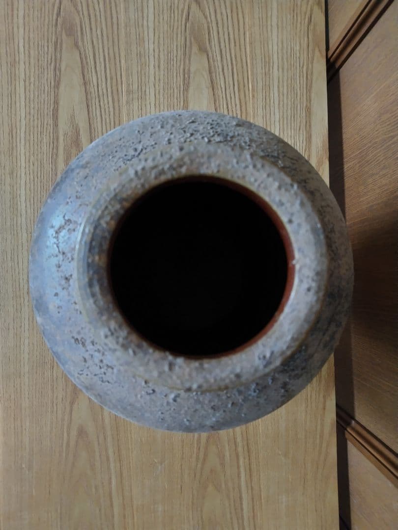 松井陶仙　備前焼　壺