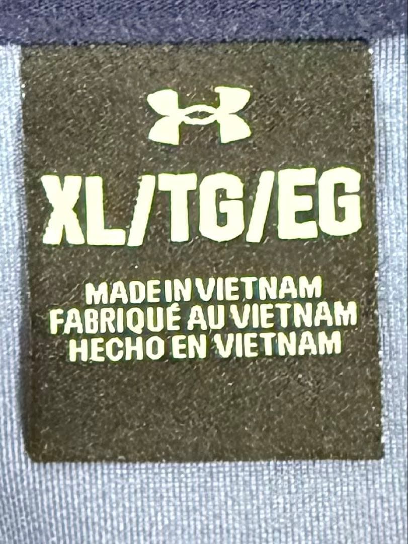 【美品】Under Armour ネイビージャージ上下セット　XL