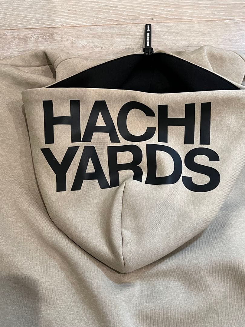 8YARDS モクベージュ フルジップフーディ　完売品　人気ベージュ