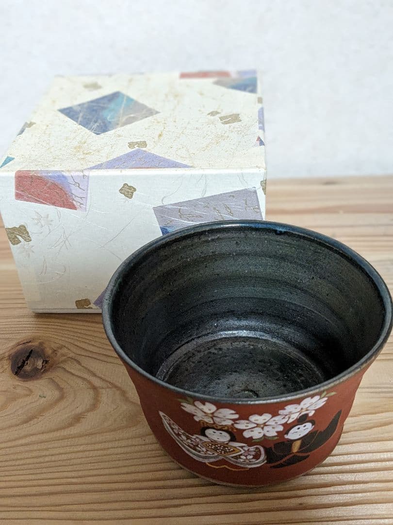 石原祥窯　茶碗　お雛様　花器
