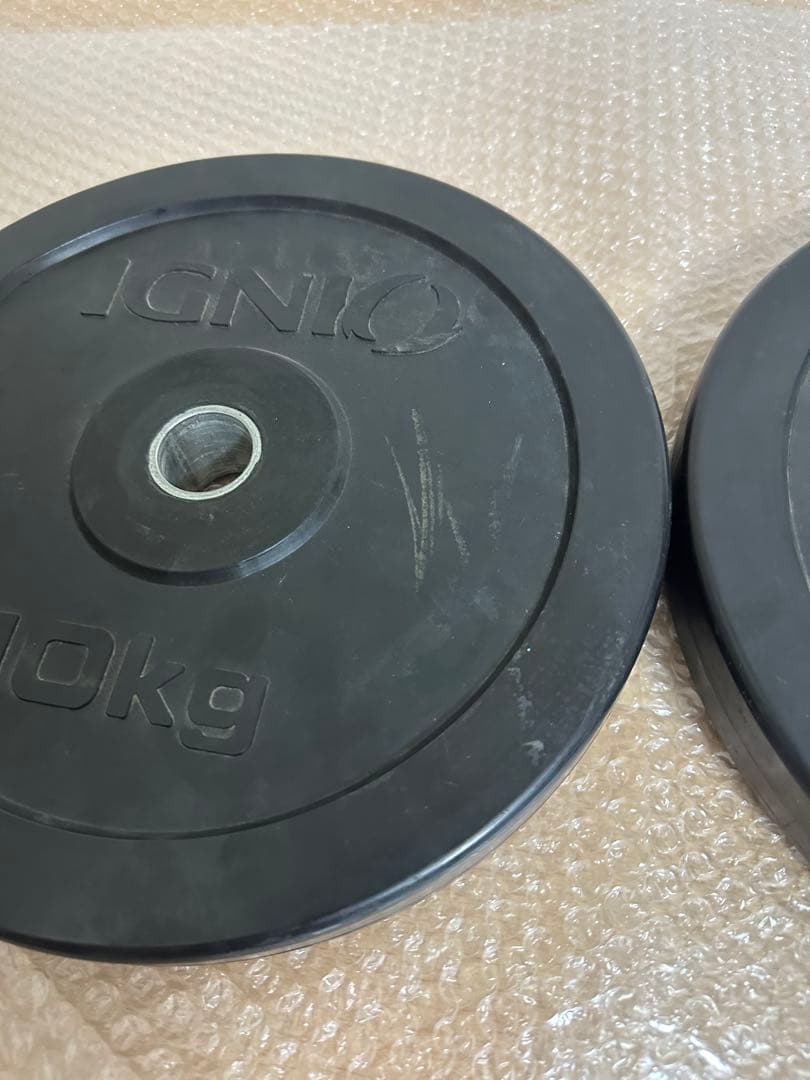 ラバープレート IGNIO 10キロ２枚 20キロ イグニオ 10kg 20kg