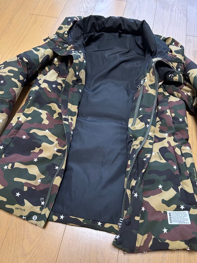 スボルメ svolme ジャケット サイズS カモ　迷彩　新品美品