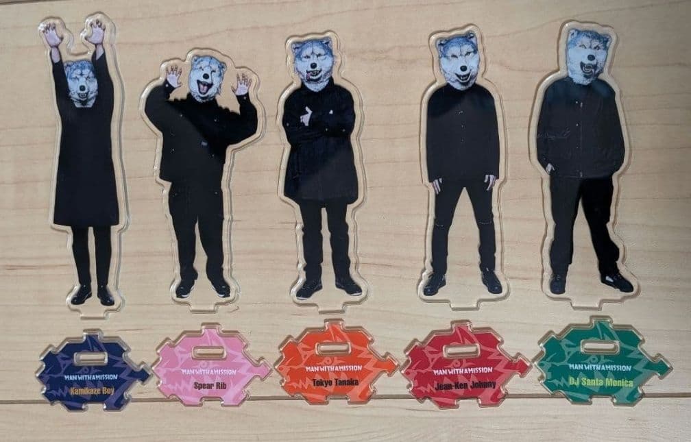 MAN WITH A MISSION アクリルスタンド 5体セット