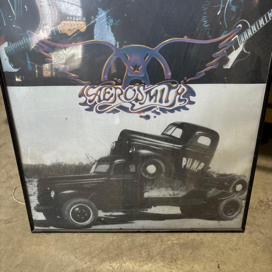 Aerosmith バンドポスター フレーム付き