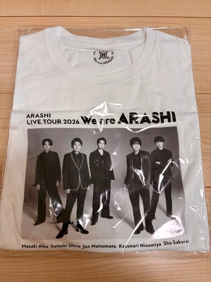 【新品未使用】 嵐 Tシャツ We are ARASHI 2026 グッズ