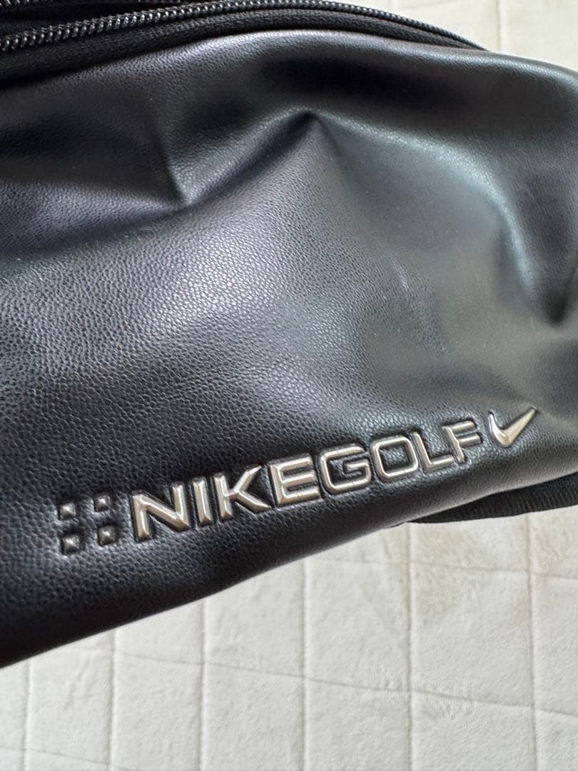 希少　美品　高級感　NIKE GOLF ナイキゴルフ　シューズケース　レザー