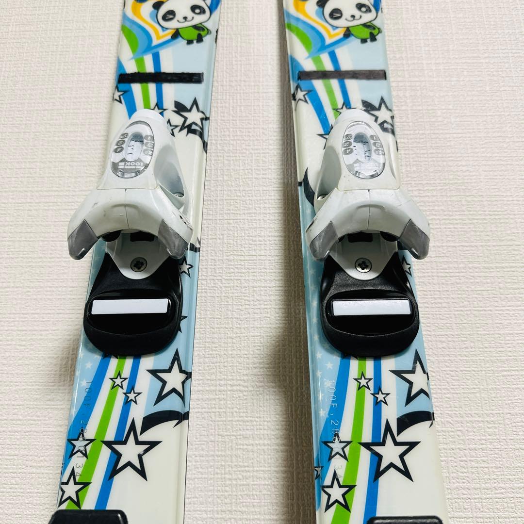 SWALLOW PANDAキッズスキー板　ストックセット 100cm パンダ