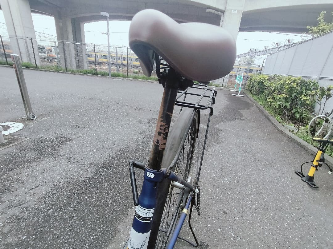 ☆引渡限定☆国分寺市エリア配送40分程度エリア☆自転車 前カゴ付き 7段変速