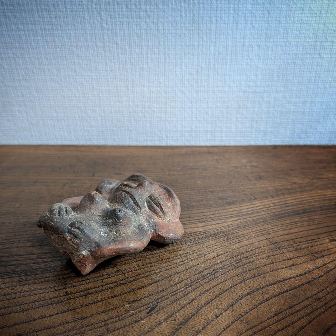 【資料級】メキシコ先古典期 土偶残欠（テラコッタ・フィギュア）希少出土品