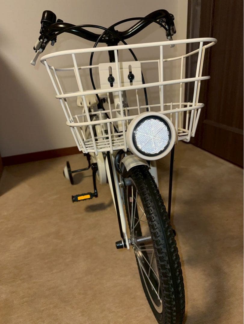 ブリヂストン bikke キッズ自転車 16インチ 補助輪付 室内保管