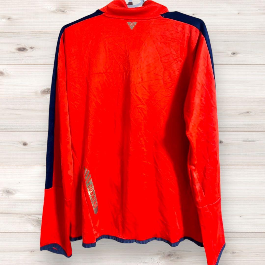 15-16 arsenal FC PUMA HARFJIP jacket M 赤
