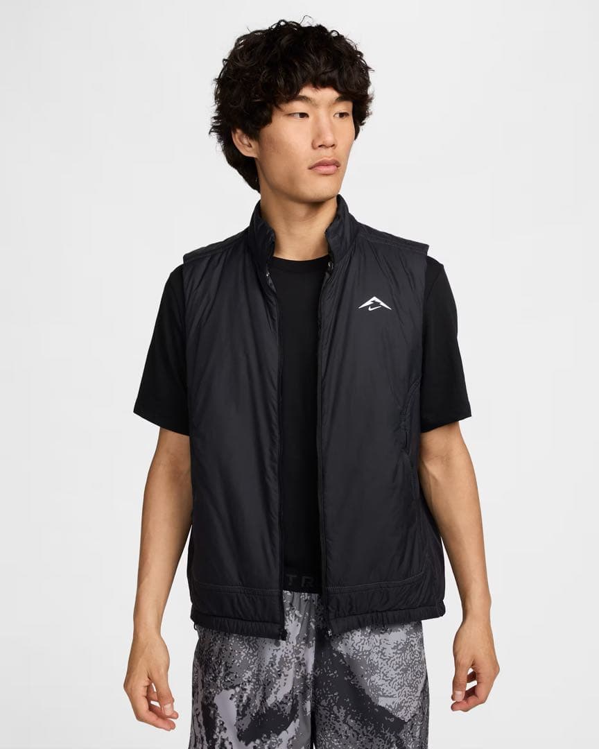 新品 Sサイズ ナイキ トレイル ランニングベスト　NIKE プリマロフト