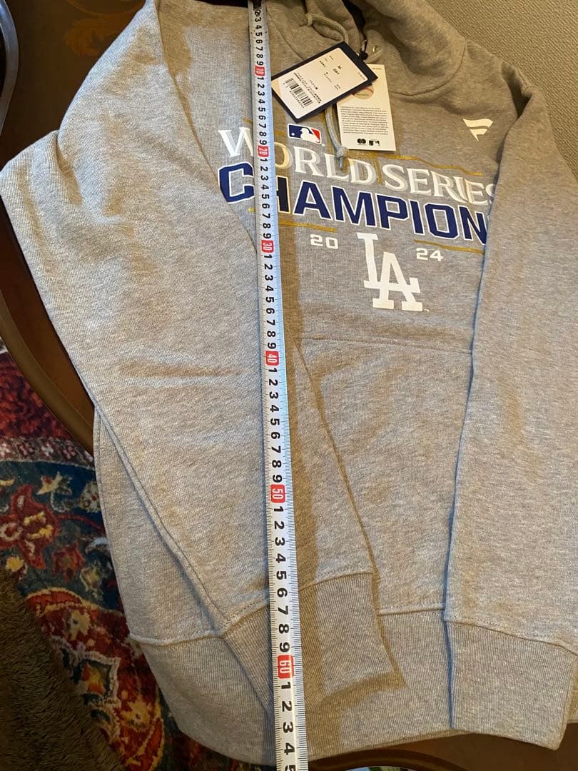 大谷翔平ドジャース2024 ワールドシリーズチャンピオン 長袖パーカーM 正規品