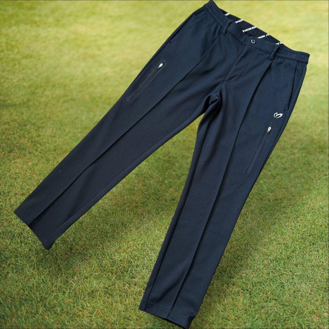 マスターバニー　パンツ　黒　M〜L相当　ジャージ　センタープレス　ブラック　4