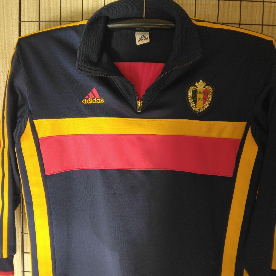 adidas 80年代ベルギー代表 ジャージ:国産限定品:デサント製品日本製。