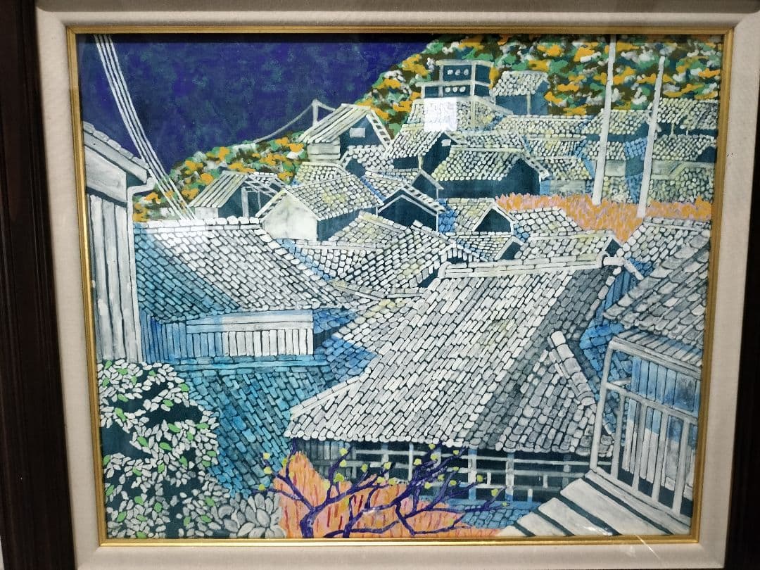 名古屋引取限定!瓦に魅せられた画家の作品①