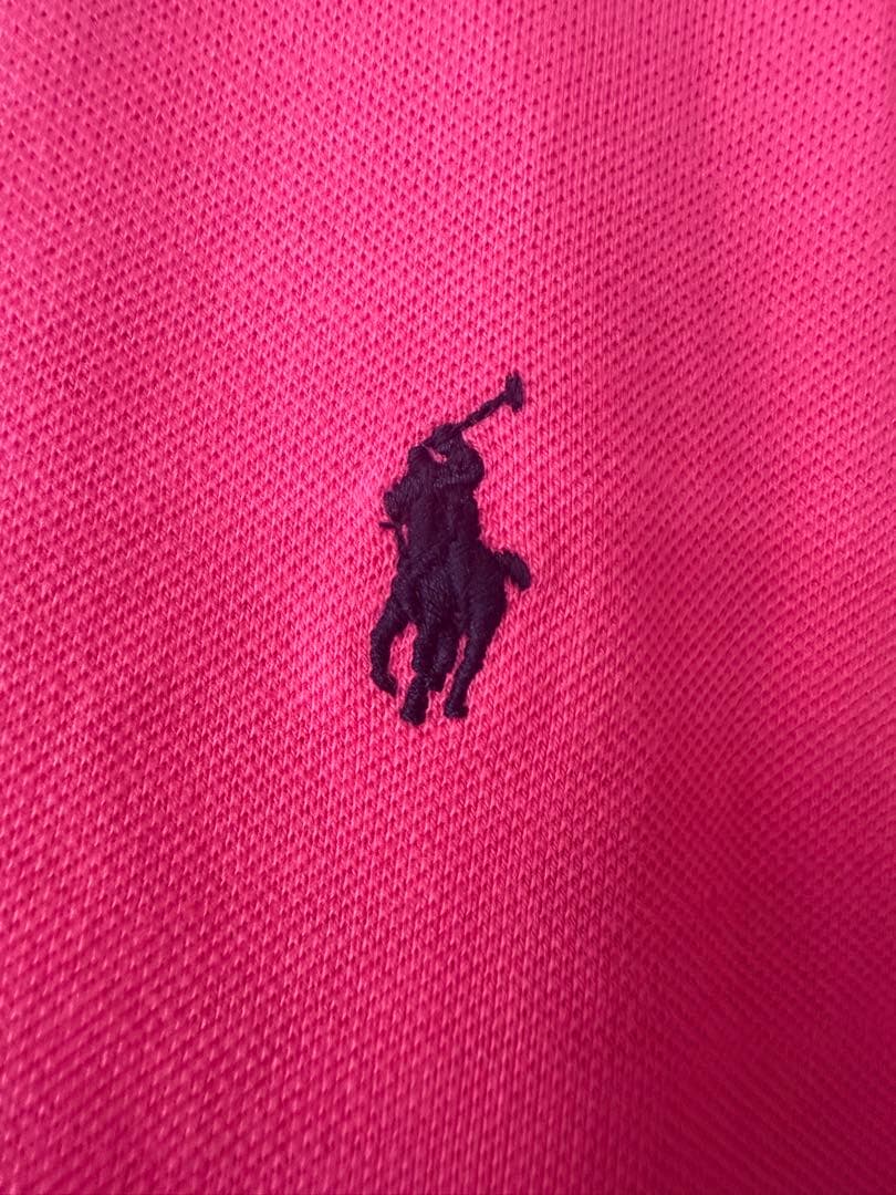 POLO RALPH LAUREN ピンクポロドレス L