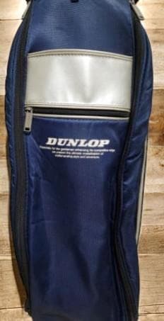 送料無料/美品DUNLOP ネイビー キャディバッグ